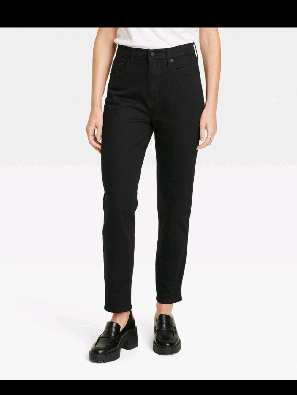 Universal Thread Women's 90's Slim Fitted Hip and Thigh Slim Leg Comfort Stretch